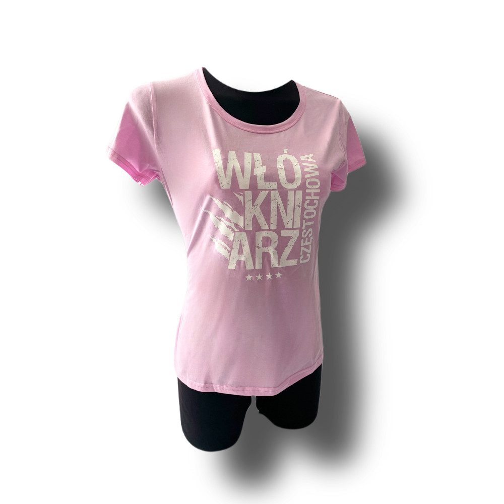 Koszulka różowa Włókniarz